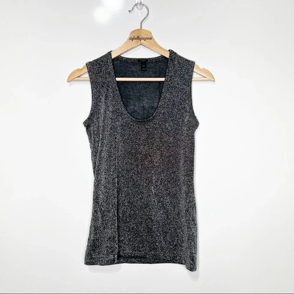 J. Crew Metallic Tank Top